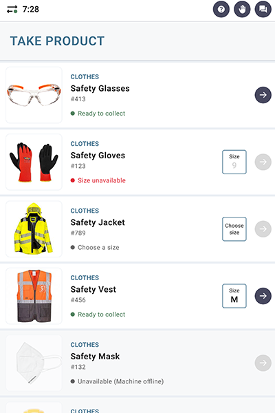 IDS Screen Interface