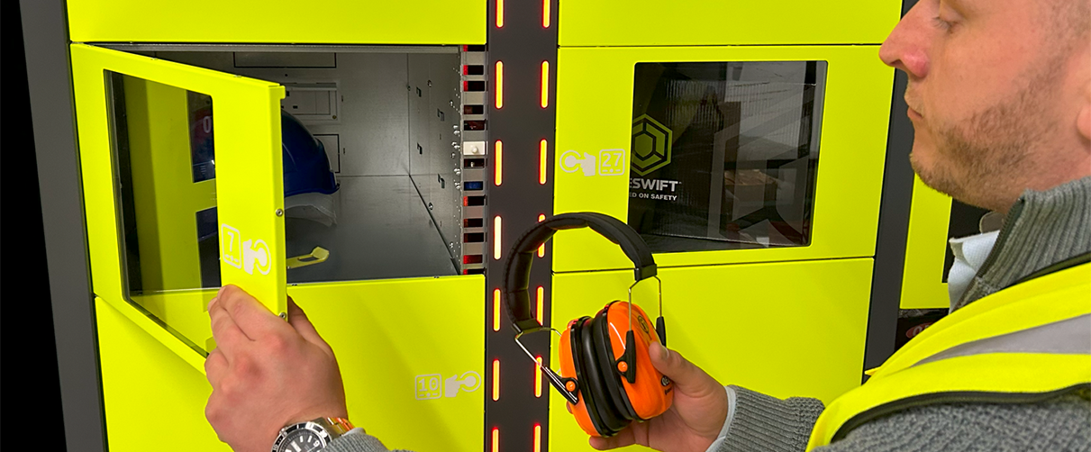 Product Vending Locker with Plexiglass Windows